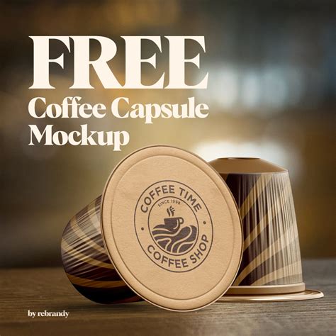 Download Coffee Capsule Mockup